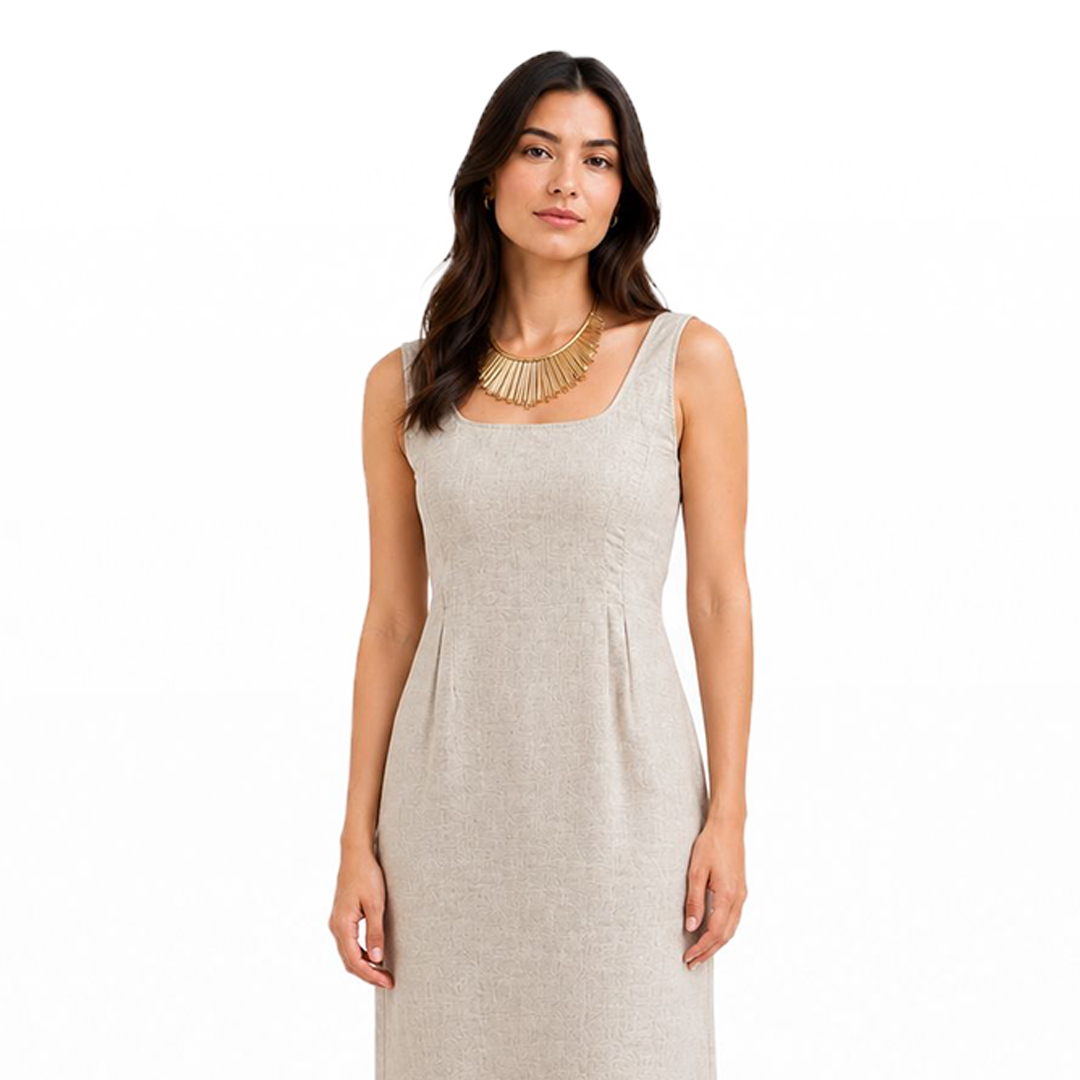 Horizonte | Vestido Bege — foto 1
